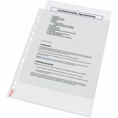 Esselte A4 55 mikronů transparentní v boxu 100 ks – Sleviste.cz