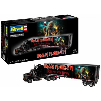 REVELL Plastic ModelKit auto 07740 Tour Truck "Iron Maiden" 1:32 – Sleviste.cz