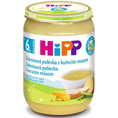 Hipp BABY MENU Bio Zeleninová polévka s kuřecím masem 190 g