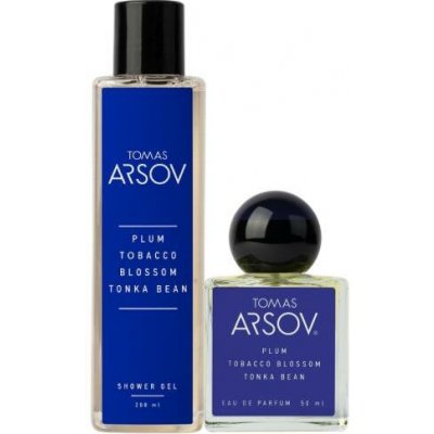 Tomas Arsov Plum Tobacco Blossom Tonka Bean EDP 50 ml + sprchový gel 200 ml set – Sleviste.cz