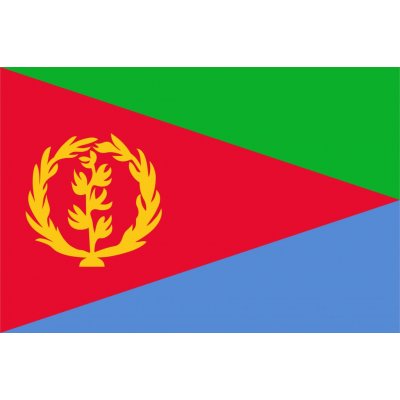 Eritrea vlajka - 150 x 225 cm - tunel, karabina – Hledejceny.cz