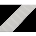 Řasící stuha na závěsy šíře 75 mm s poutky na kovové háčky Balení: 1 m, Varianta: bílá – Zboží Dáma