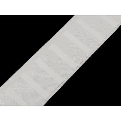 Řasící stuha na závěsy šíře 75 mm s poutky na kovové háčky Balení: 1 m, Varianta: bílá – Zboží Dáma