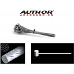 AUTHOR Lanko brzdové ABS-Lb-Road 1,5x2000mm 10ks v bal stříbrná – Zboží Dáma