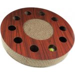 Magic Cat Interactive interaktivní kruh škrabadlo pro kočky kartonové 33 x 33 x 6 cm – Hledejceny.cz