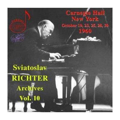Sviatoslav Richter - Carnegie Hall, New York, October 19, 23, 25, 28, 30, 190 - Sviatoslav Richter Achives, Vol. 10 CD – Hledejceny.cz