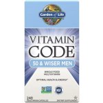 Garden of Life RAW Vitamin Code 50 & Wiser Men komplexní multivitamín pro muže 120 kapslí – Hledejceny.cz