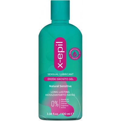 X-Epil Natural Sensitive smyslný lubrikační gel 100 ml