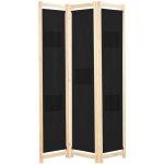 vidaXL Paraván 248183 120 x 170 cm černý – Zboží Dáma
