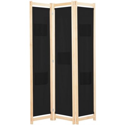 vidaXL Paraván 248183 120 x 170 cm černý – Zboží Dáma