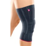 Genumedi Kolenní bandáž se silikonovou pelotou stříbrná – Zbozi.Blesk.cz