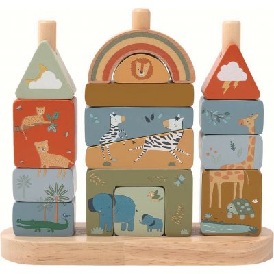 2Kids Toys nasazování kostek Safari – Hledejceny.cz
