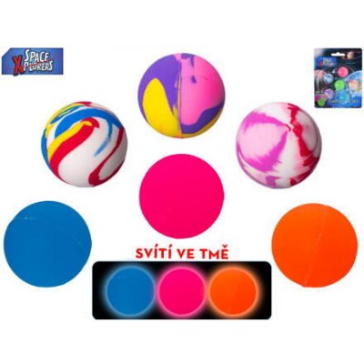 Space Xplorers hopík planety 23 mm svítící ve tmě 6 ks – Zboží Dáma