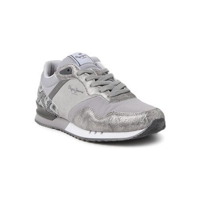 Pepe Jeans sneakersy PLS31526 silver – Zboží Mobilmania