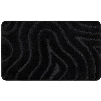 Nej-koberce Supreme WAVES vlny černý 50x80 cm – Sleviste.cz