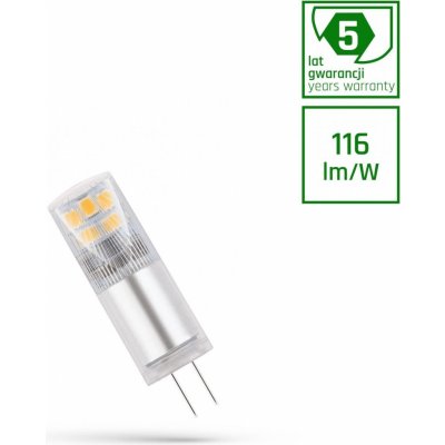 Spectrum LED žárovka G4 12V 2,5W studená bílá PREMIUM – Zboží Mobilmania