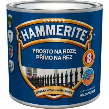 Akzo Nobel Hammerite přímo na rez, 0,25l, hladký světle šedý