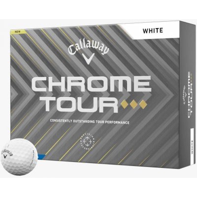 Callaway Chrome Tour Triple Diamond bílé 3 x 3 ks – Zboží Dáma