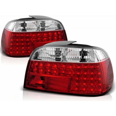 Zadní světla, lampy LED BMW E38, 1994-2001, čiré, červené – Hledejceny.cz