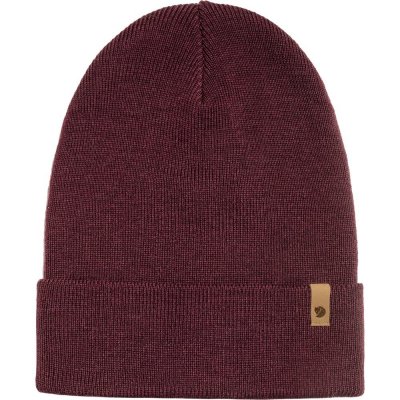 Fjällräven Classic Knit Hat Dark Garnet – Zboží Dáma