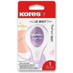 Kores Korekční strojek 2 Way Pastel 4,2 mm x 8 m, mix barev – Zboží Živě