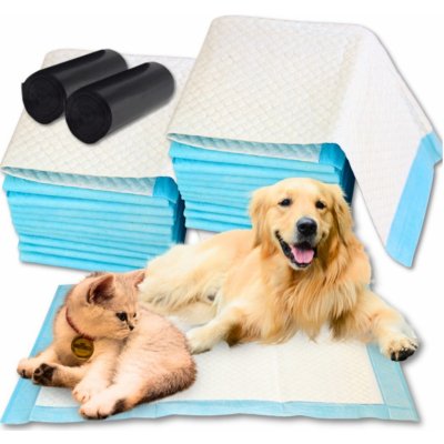 Purlov 21600 Tréninkové absorpční podložky pro psy 60 x 60 cm 50 ks – Sleviste.cz