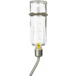 Trixie Skleněná napáječka s kovovým pítkem pro činčily a králíky 500 ml – Zboží Dáma