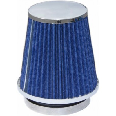 PREXIM Filtr sportovní vzduchový chrom modrý + redukce 60-80 mm – Zboží Mobilmania