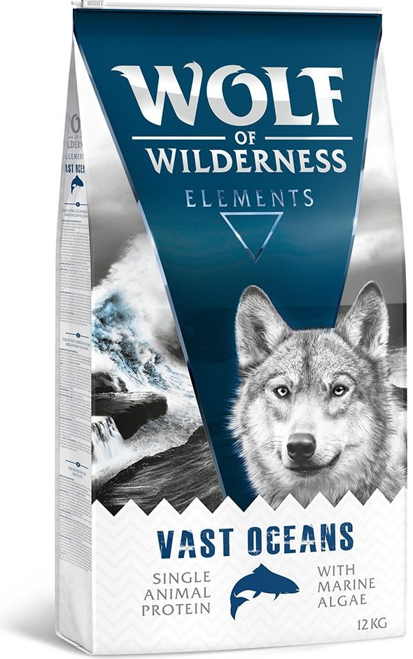 Wolf of Wilderness Vast Oceans s rybou 2 x 12 kg