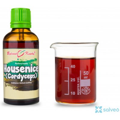 Bylinné kapky HOUSENICE ČERVENÁ Cordyceps tinktura 50 ml – Hledejceny.cz