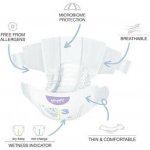 Bella Baby Happy Soft&Delicate 4+ Maxi Plus 9–15 kg 56 ks – Hledejceny.cz