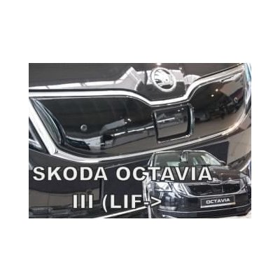 Škoda Octavia III 16 horní po faceliftu Zimní clona masky chladiče – Zboží Mobilmania