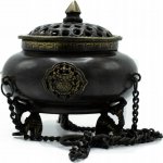 Podložka pod vonné tyčinky Ancient Wisdom kovová 1 x 1 cm – Hledejceny.cz