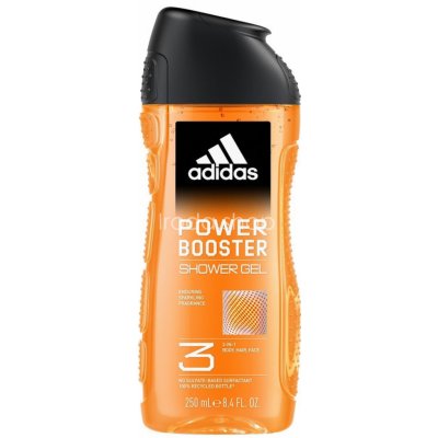 Adidas Power Booster energizující sprchový gel 3 v 1 250 ml – Zboží Mobilmania