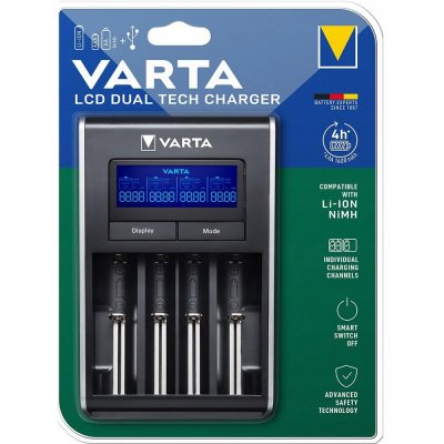 Varta LCD Dual Tech Charger R2U 57676101401 – Zboží Živě