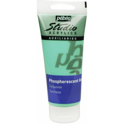 Pébéo Fosforeskující akrylová barva Pébeo Phosphorescent 100 ml tyrkysová – Hledejceny.cz