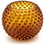 Váza 18cm - Hobnail - Ananas - amber – Hledejceny.cz