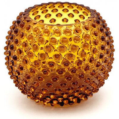 Váza 18cm - Hobnail - Ananas - amber – Hledejceny.cz