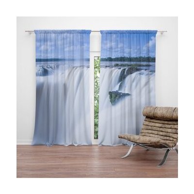 Sablio Závěs Vodopád 3: 2ks 140x250cm – Hledejceny.cz