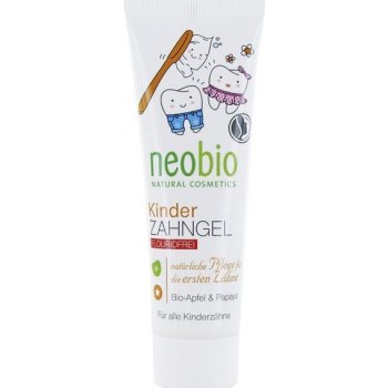 Neobio dětský zubní gel Bio Jablko a Papája 50 ml