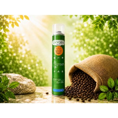 ATgreen Inhalační Kyslík O2 99,5 % - Impulse Blend Bez masky – Hledejceny.cz
