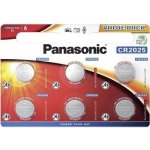 Panasonic CR2025 6ks CR-2025EL/6BP – Hledejceny.cz