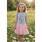 Sun City Dívčí šaty PRINCEZNY Kráska a Popelka tyl šedé Šedá – Hledejceny.cz