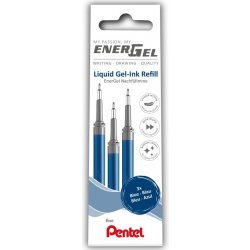Pentel EnerGel LRN5 / modrá / 3 ks Náplň