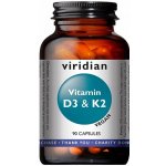 Viridian Vitamin D3 and K2 90 kapslí – Hledejceny.cz