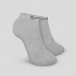 GymBeam ponožky Ankle Socks 3Pack Grey šedá – Zboží Mobilmania