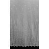 Záclona Mantis tylová záclona 654/601 vyšívaný vzor prší, s bordurou, bílá, výška 120cm ( v metráži)