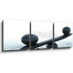 Obraz 3D třídílný - 150 x 50 cm - Frontal zen balace Přední zenový palác – Zboží Mobilmania