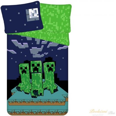 Jerry Fabrics Povlečení Minecraft Sssleep Tight 140x200 70x90 – Zbozi.Blesk.cz