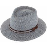 Fiebig Headwear since 1903 Letní modrý fedora klobouk Traveller Toyo – Hledejceny.cz
